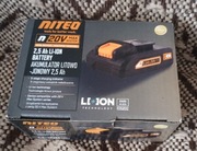 Akumulator Li-Ion Niteo Tools 20 V 2,5 Ah