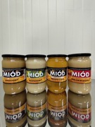 Miód 3+1GRATIS 4KG fasolowy rzepakowy wielokwiatowy spadziowy nektarowo-spa