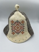 Czapka do sauny, 100 % wełna owcza