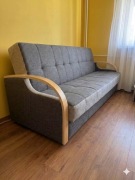 Komplet wypoczynkowy: Wersalka z funkcją spania + fotel | stan idealny