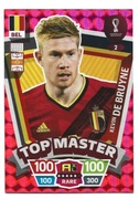 PANINI WORLD CUP QATAR 2022 DE BRUYNE RARE TOP MASTER 2