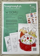 Kolorowanki XXL, Bazgroszyt, W domu