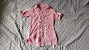 Koszula na guziki z falbanami regulowana 