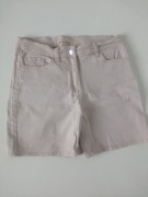 Amisu krótkie spodenki damskie szorty beżowe r 38/M