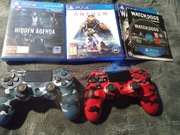 Gry Ps4 Anthem, Hidden Agenda plus dwa pady uszkodzone 