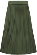 PLISOWANA SPÓDNICA MIDI KHAKI