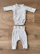 Zestaw niemowlęcy body kopertowe z długim rękawem i spodenki H&M
