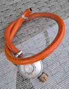 Reduktor do butli gazowej z wężem i zaciskami