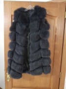 Kamizelka z lisów farbowanych rozmiar L