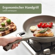 Patelnia fenomenalnej firmy Redchef 28 cm z odkręcaną rączką