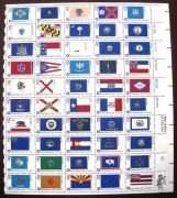 Arkusz 1203 -1252** 50 flag stanów USA