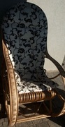 Fotel bujany wiklinowy 