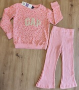 GAP dres szerokie nogawki dziewczynka komplet 128/134