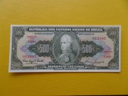 Brazylia 500 Cruzeiros 1960 Pick 164 UNC 