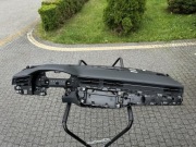 Kokpit deska Audi A6 A7 C8 4K HUD gładka skóra szara nić oryginał