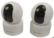 GALAYOU G2 Kamera Wewnętrzna 2K 3MP WiFi 360° Audio, syrena, 2 szt. 2 PACK