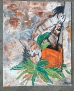 Śpiący kotek obraz 