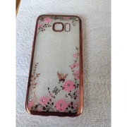 ETUI BEZBARWNE w kwiaty do S 7 EDGE