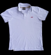 Jack & Jones t-shirt oryginalna biała koszulka polo rozmiar L