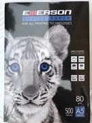 Emerson Papier Ksero Biały A5 80G Ryza 500 Arkuszy