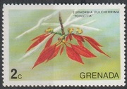 GRENADA - POINSETTIA  - CZYSTY **
