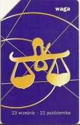 nr 659 - Znaki Zodiaku - Waga (awers czerwony)