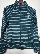 The North Face polar/misio butelkowa zieleń paski turkus damska