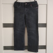 Tik&tak fajnie jeansy proste granatowe z haftem 104