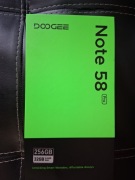 Doogee Note 58 Pro smartfon Android duży ekran idealny stan