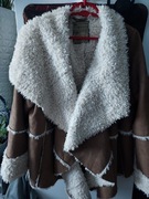 Kożuszek New Look rozm 42/44 z futerkiem