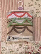 3 szt.- Body długi rękaw dla chłopca 12-18 msc, 80 cm.