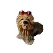Yorkshire Terrier - figurka vintage, Włochy.