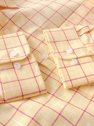 NOWA, duża - rozmiar 46 żółta w kratkę męska koszula Brocklehursts