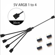 Rozdzielacz splitter hub 3 pin ARGB z 1 na 4