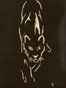 Obraz akrylowy czarna pantera