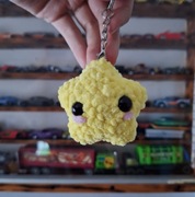 Breloczek gwiazdka na szydełku