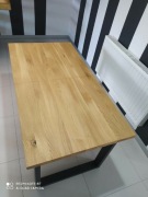 Nowoczesny stół dębowy industrial loft lity dąb 