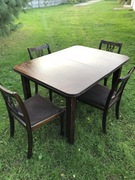 Komplet drewniany stół + 4 krzesła 