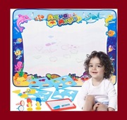 MATA WODNA DO MALOWANIA RYSOWANIA WODĄ DUŻA DLA DZIECI ZESTAW XXL PIECZĄTKI