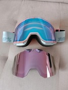 Gogle narciarskie 100% Snowcraft Hiper - stonehammer/mirror lavender