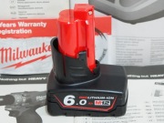 MILWAUKEE 12v 6ah bateria akumulator pila klucz 