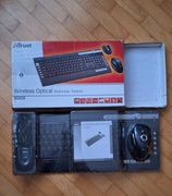 NOWA! Klawiatura + Mysz TRUST DS-3250 Wireless Optical Multimedia Deskset