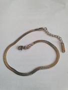 Bransoletka ze stali chirurgicznej 316L na kostkę 20 cm+ 4 cm