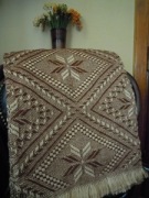 Komplet narzut żakardowych - tkanych wersalka I fotele 