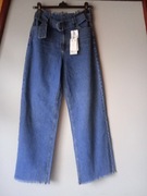 Orsay jeansy wysoki stan, szeroka nogawka rozm 38 nowe kpl metek 