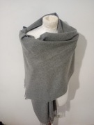 Długi delikatny szal 50%wiskoza 50% bawełna 