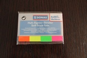 Zakładki indeksujące neonowe Donau 4x50