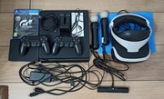 PLAYSTATION 4 SLIM 1TB GOGLE VR 2 PADY MOVE KAMERA OKABLOWANIE GRAN TURISMO