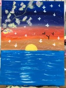 Obraz namalowany ręcznie