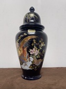 Włochy Duża Amfora Kobaltowa Sygnowana